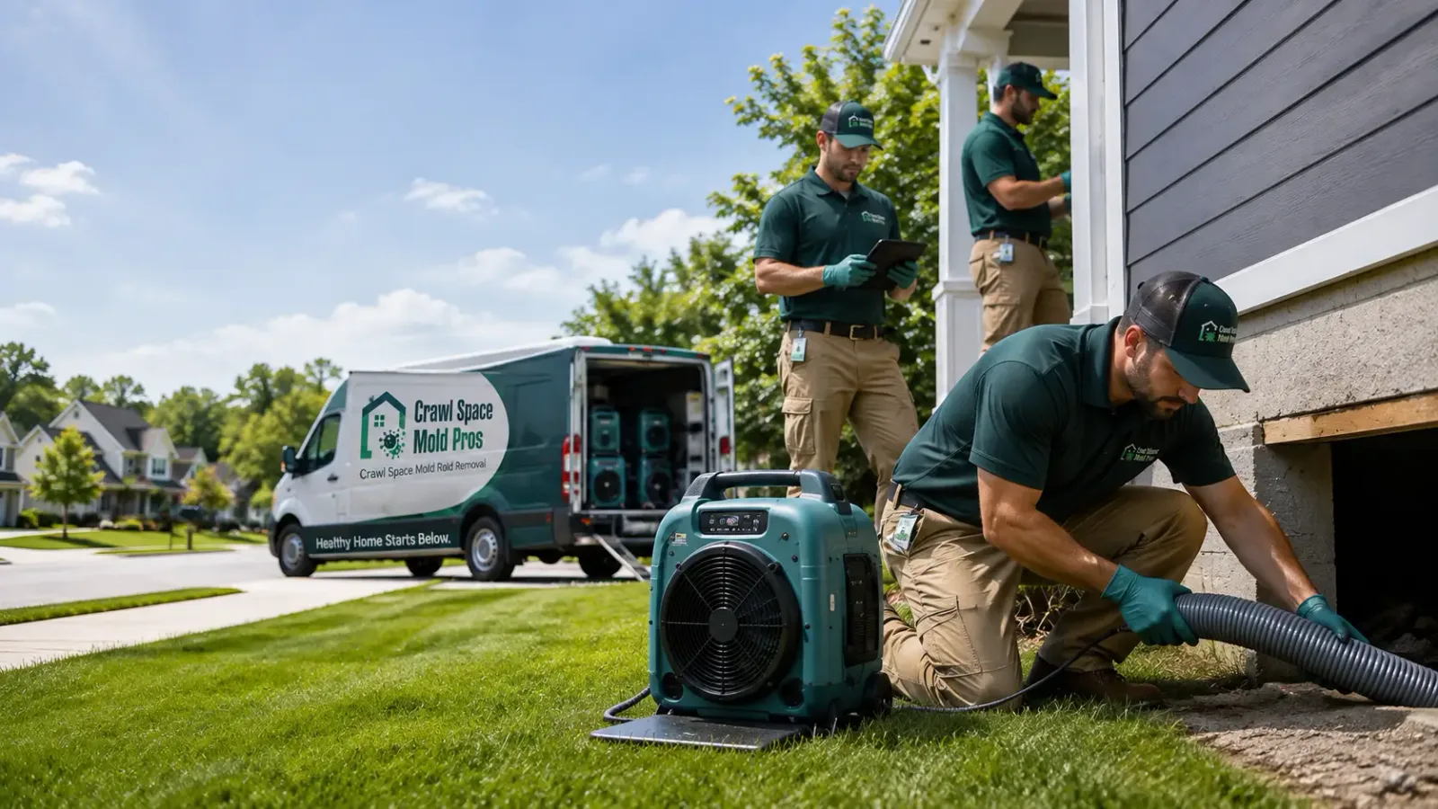 Crawl Space Mold Removal in North Yarmouth, ME